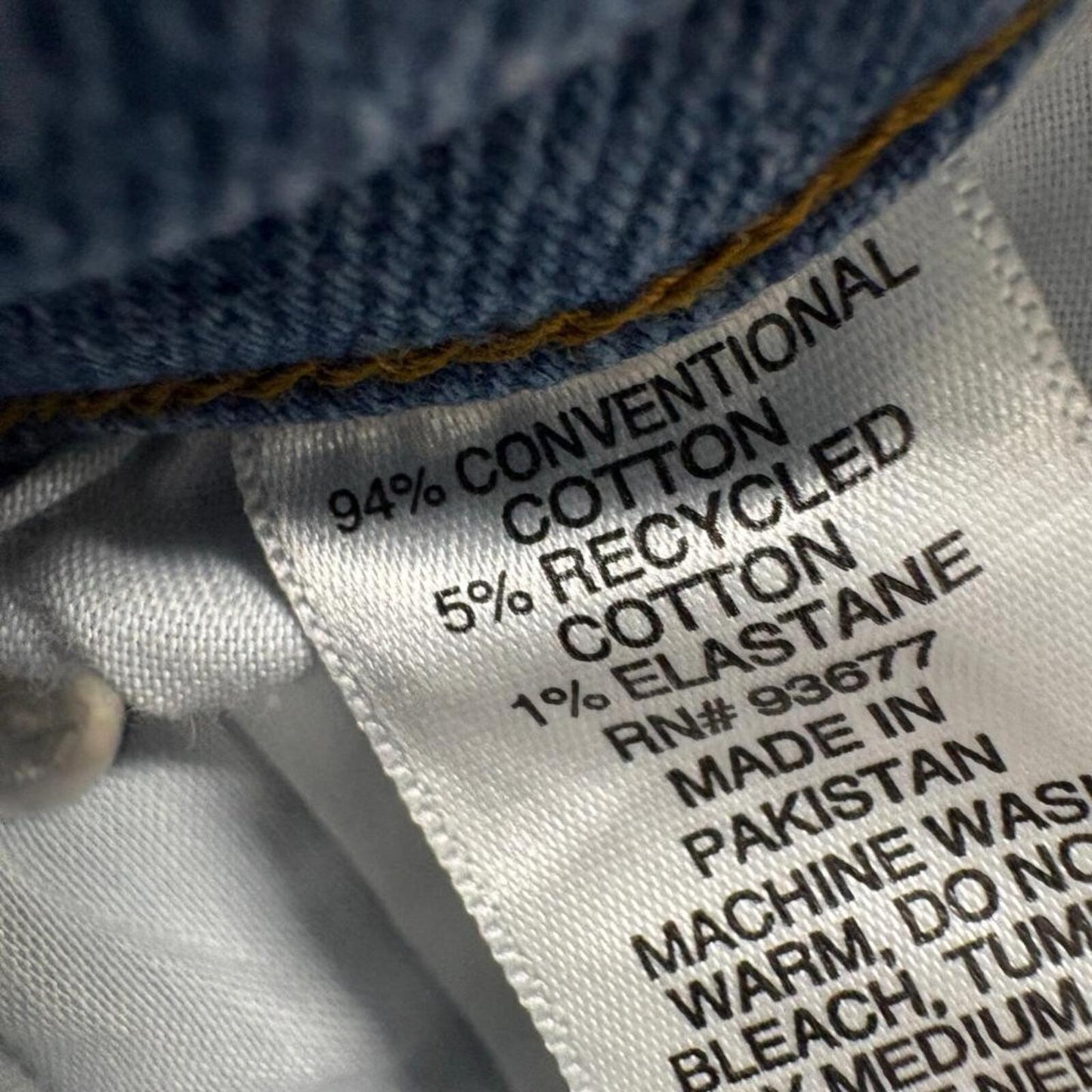 Mutual Weave Jeans Mens 38x30 The Relaxed Light Wash Stretch Denim Blue