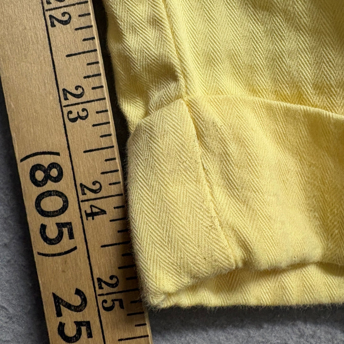 LOFT Outlet Yellow Cotton Straight Leg Elastic Waist Pants Size Medium