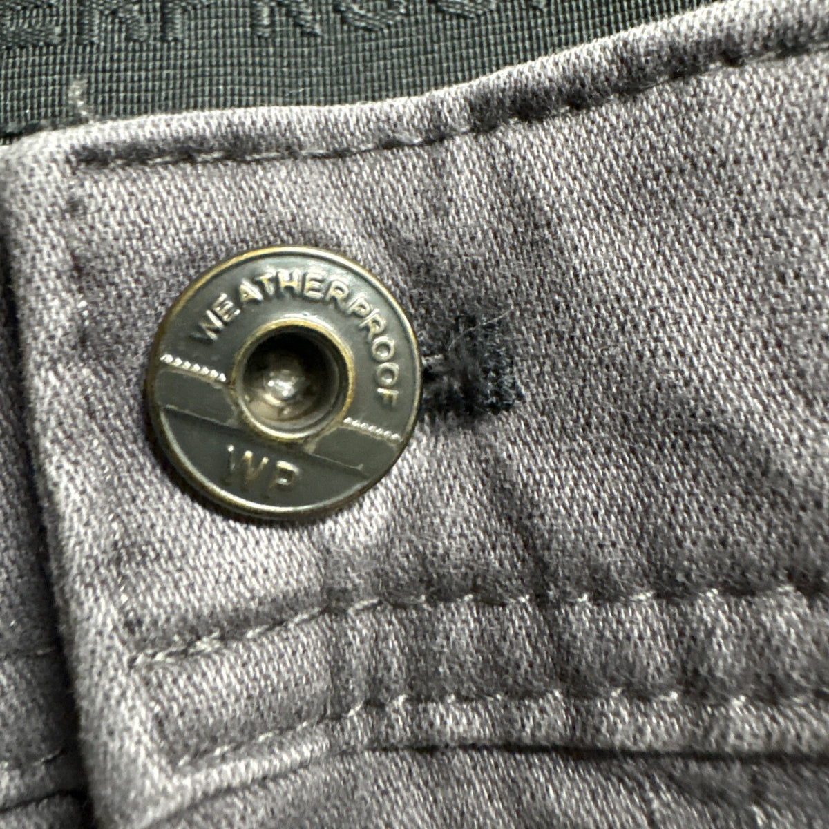 Weatherproof Mens Stretch Canvas Pants Size 40x32 Forged Iron Gray Utility Chino