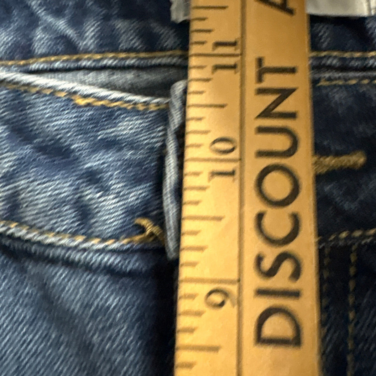 Adika Women Jeans Small Blue High Rise Straight Distressed Knee Side Slit Hem