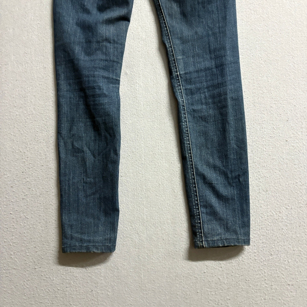 Topshop Moto Jamie Skinny Jeans Womens W24 L34 High Rise Stretch Blue Denim
