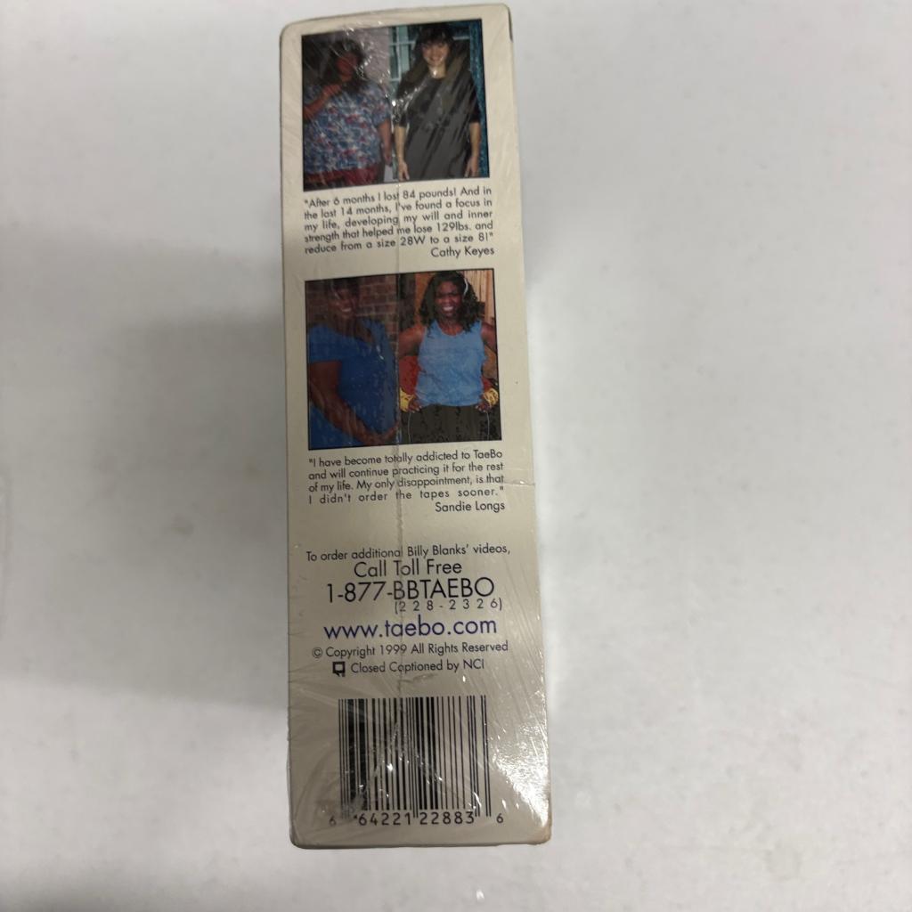 Billy Blanks Tae Bo Live 4 Tape VHS Box Set Brand New Sealed Workout Fitness