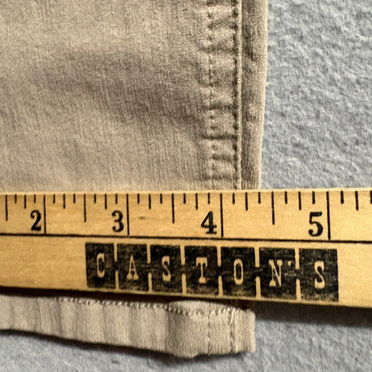 Dickies Girl Skinny Pants Womens Size 0/24 Khaki Beige Stretch Chino GM146