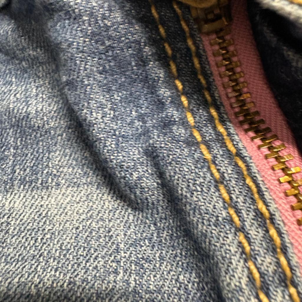 Wrangler Embroidered Butterfly Floral Jeans Womens Size 9/10x34 Bootcut Blue