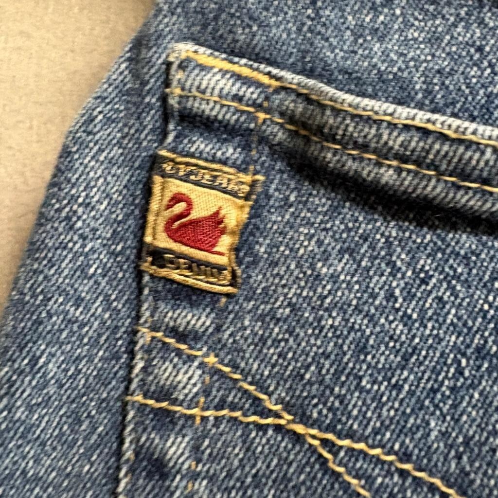 Gloria Vanderbilt Signature Label Jeans Womens 10 Long Blue Denim High Rise Mom