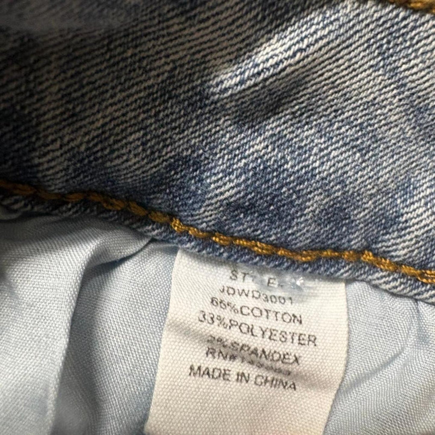 Love Soho Lace Up Side Jeans Womens Size 3 Light Wash Wide Leg Denim Stretch