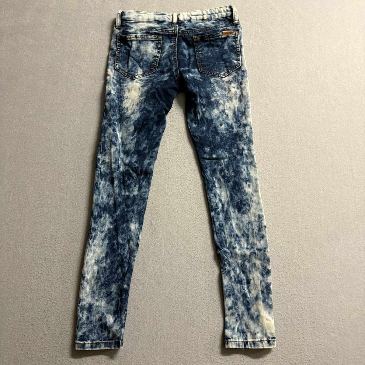 Joe's Jeans Girls Size 12 Acid Wash Blue Denim Skinny Jeans Stretch