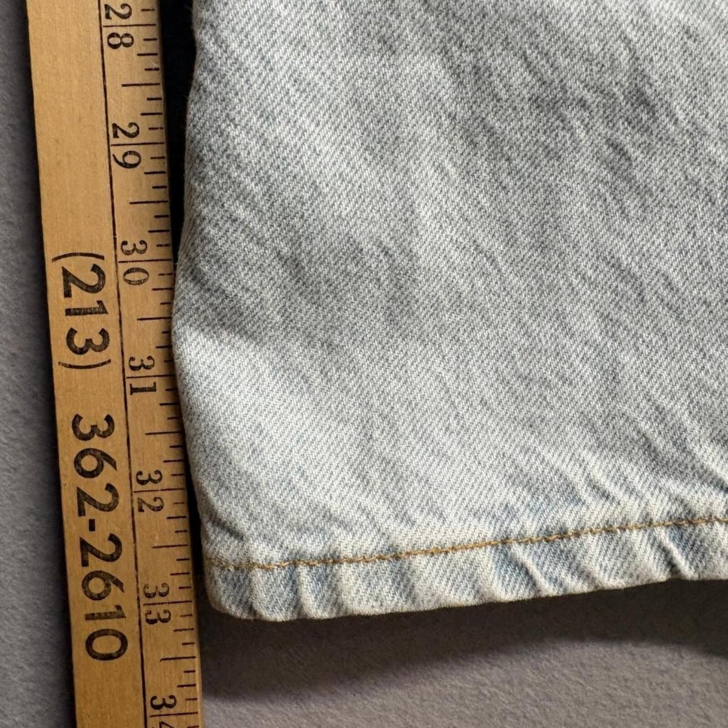 Piral Jeans Womens Small Light Wash Denim High Rise Button Fly Split Hem