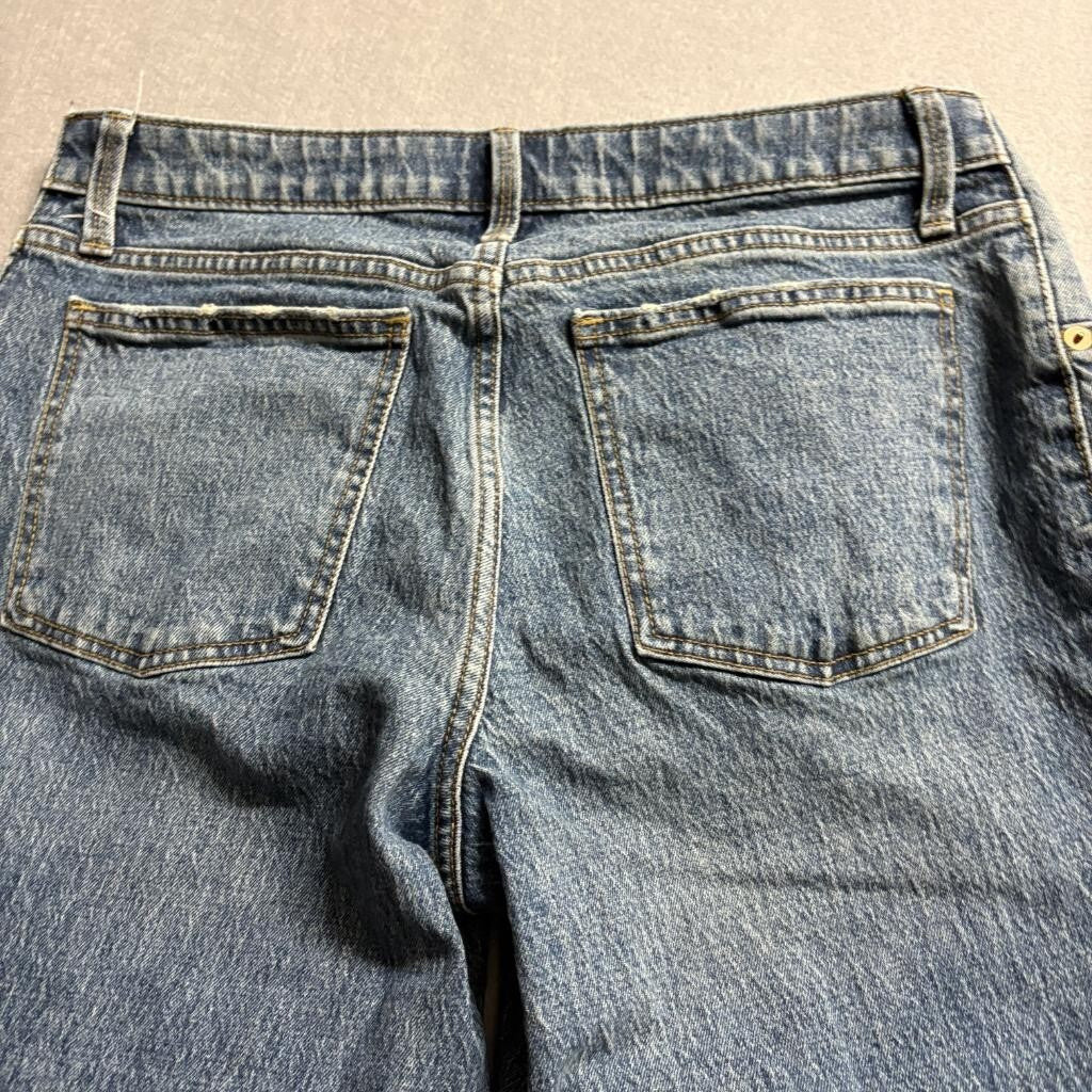 Isabel Maternity Ingrid Isabel Straight Leg Jeans Womens Size 8 Blue Denim