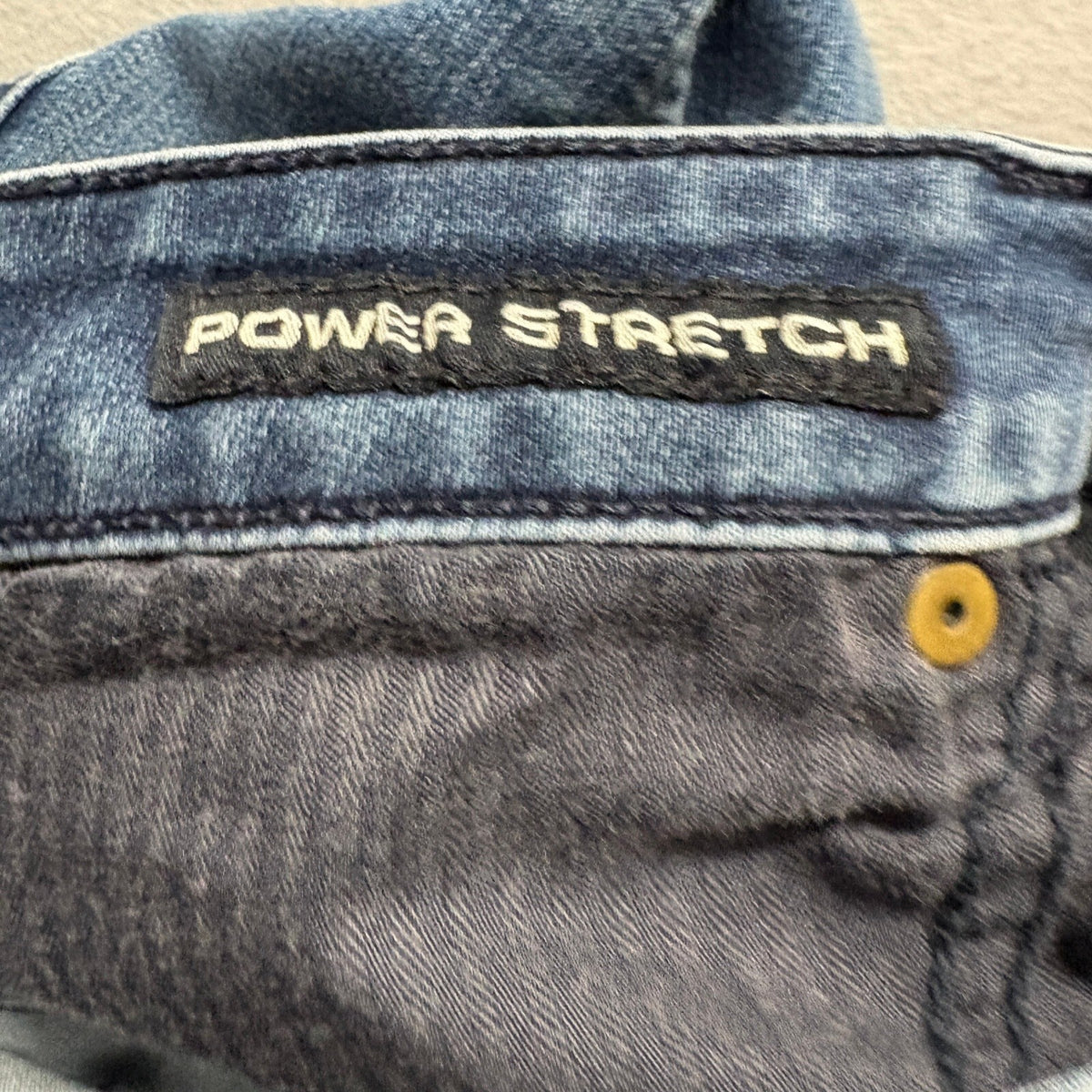 David Kahn Power Stretch Jeans Womens 27 Blue Denim Skinny Leg Made in USA