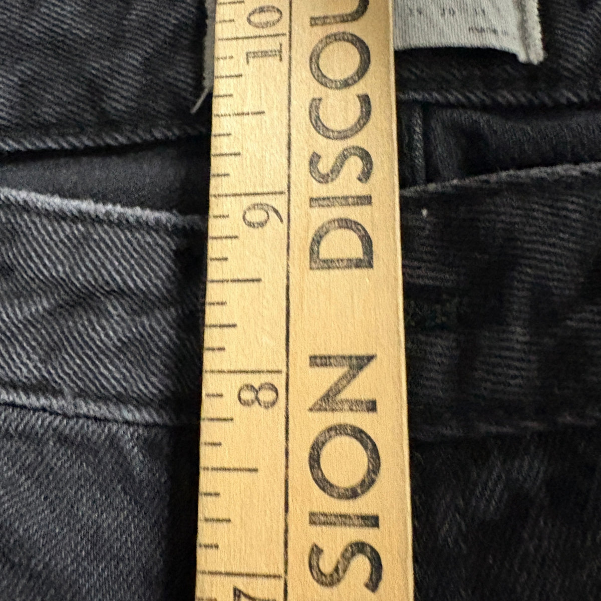 We The Free Free People Flare Jeans Womens 27 Black Distressed Raw Hem Denim