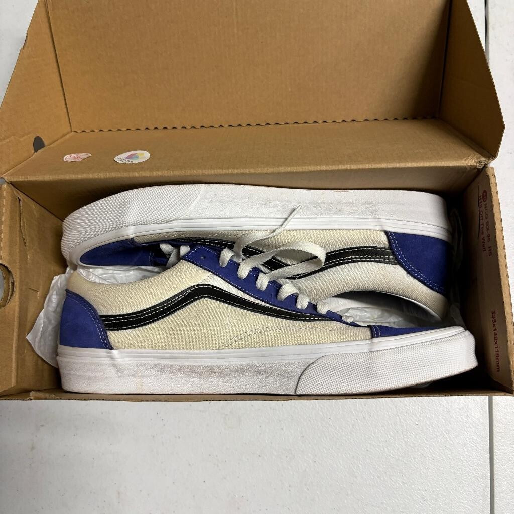 Vans Style 36 Retro Sport Royal Blue White Mens Size 11 VN0A3DZ3WZ9 Sneakers