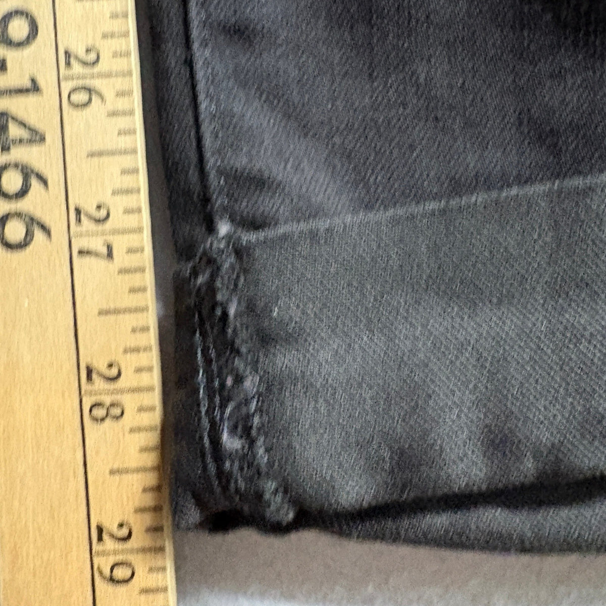 NYDJ Sylvia Relaxed Boyfriend Jeans Womens 14 Black Lift Tuck Stretch Denim