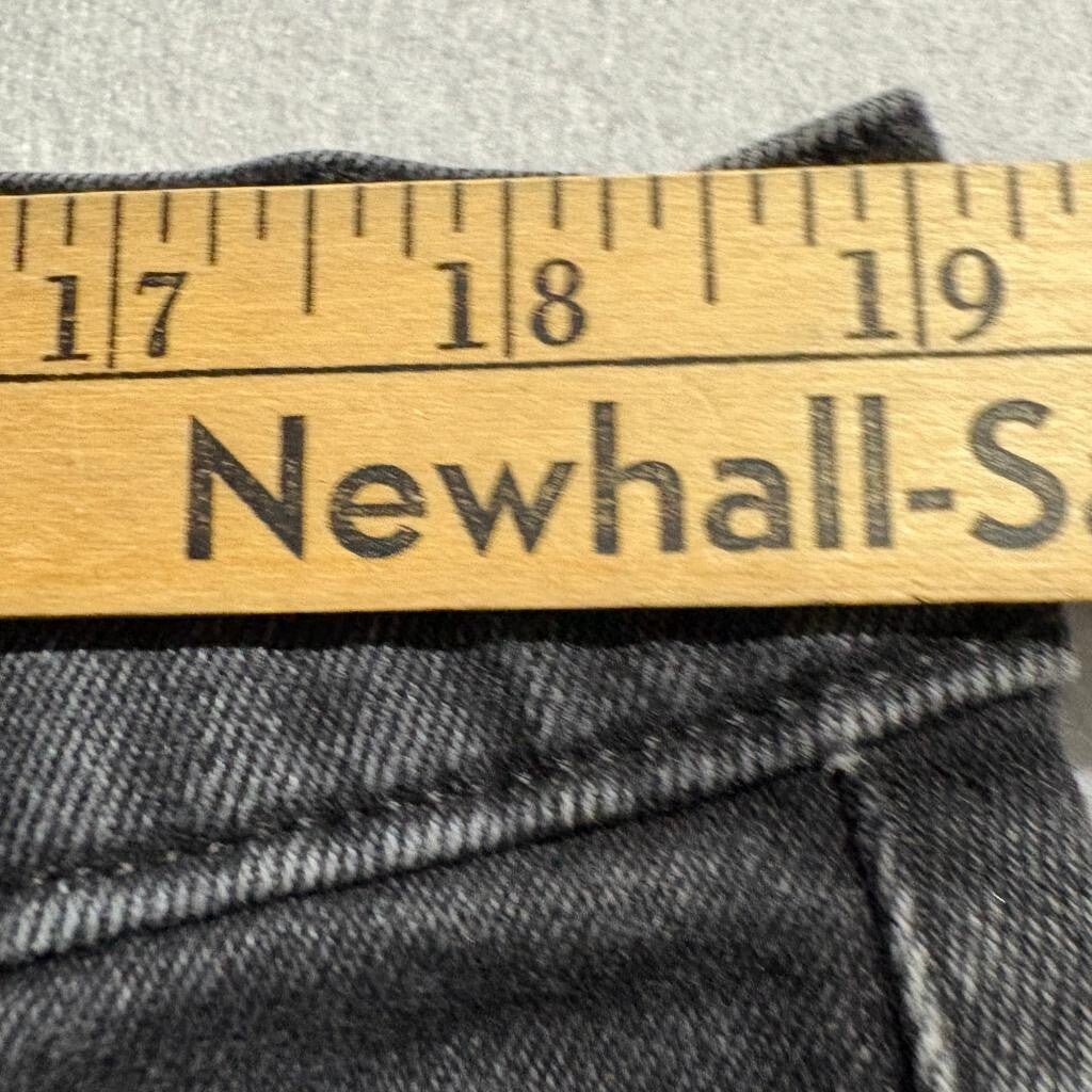 Calvin Klein Jeans Mens 38x30 CKJ 026 Slim Fit Black Denim Stretch Jeans