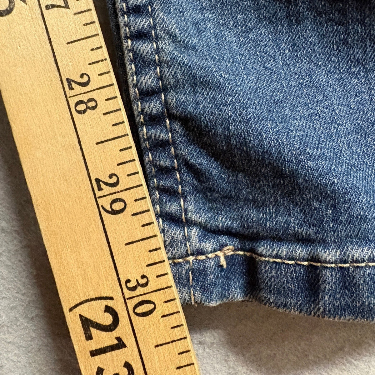 Scott Barber Straight Fit Jeans Mens 34x32 Blue Denim Stretch Pants