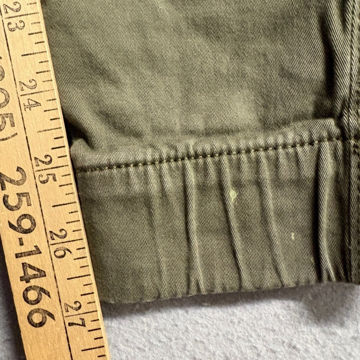 Hollister Advanced Stretch Skinny Jogger Pants Mens XS Olive Green Moto Utility