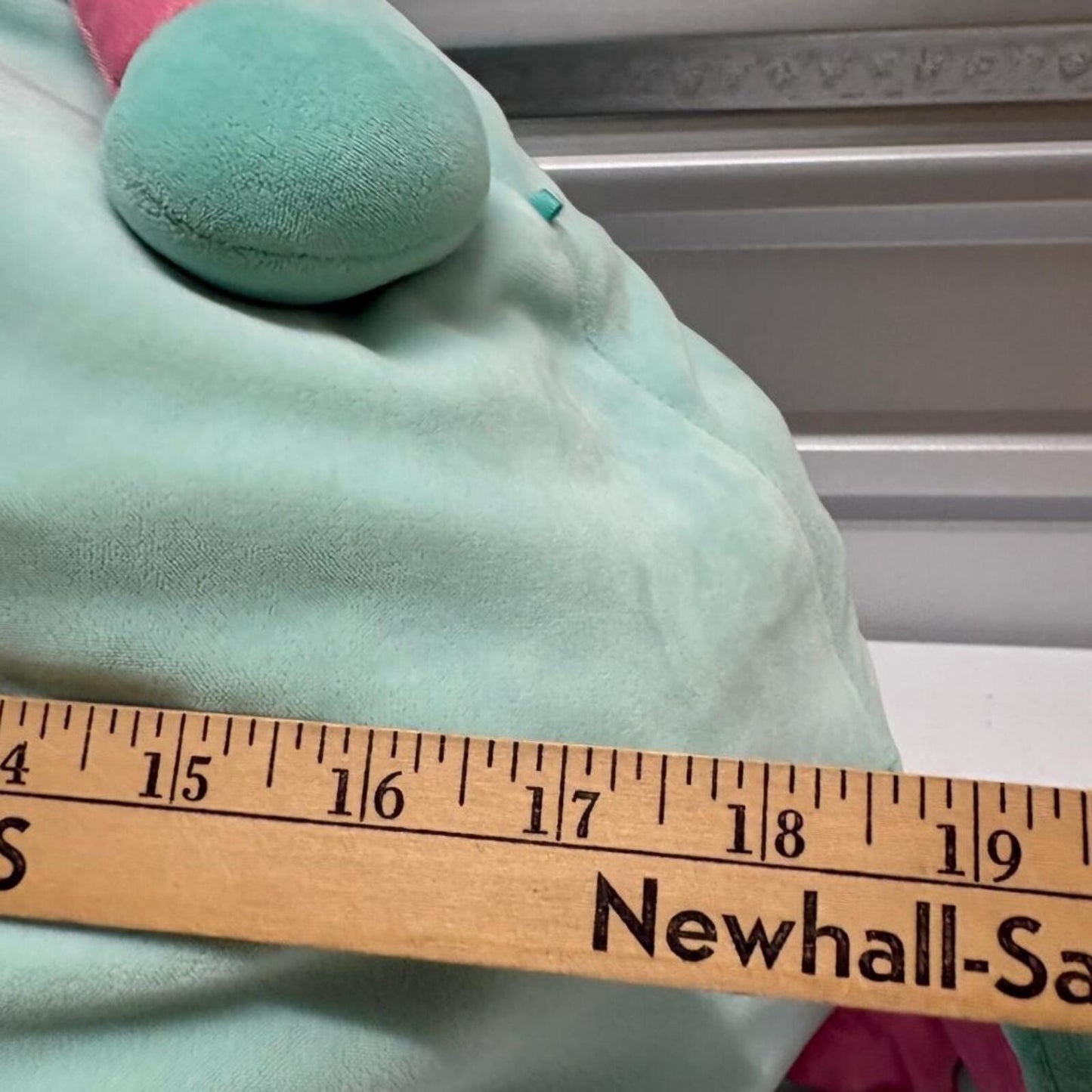 Squishmallows Reina the Butterfly 16 Inch Teal Pink Plush Kellytoy Large