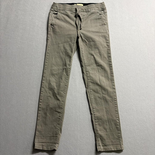 Democracy Ab Solution High Rise Skinny Jeans Womens 2 Green Olive Stretch Denim