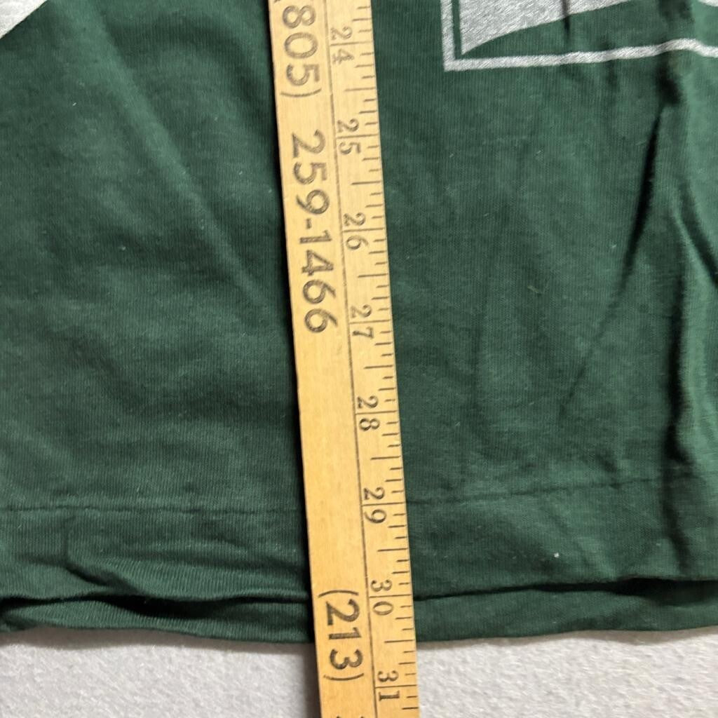 Vintage Nike Swoosh By USA T-Shirt Mens XL Green Single Stitch 90s Graphic Tee