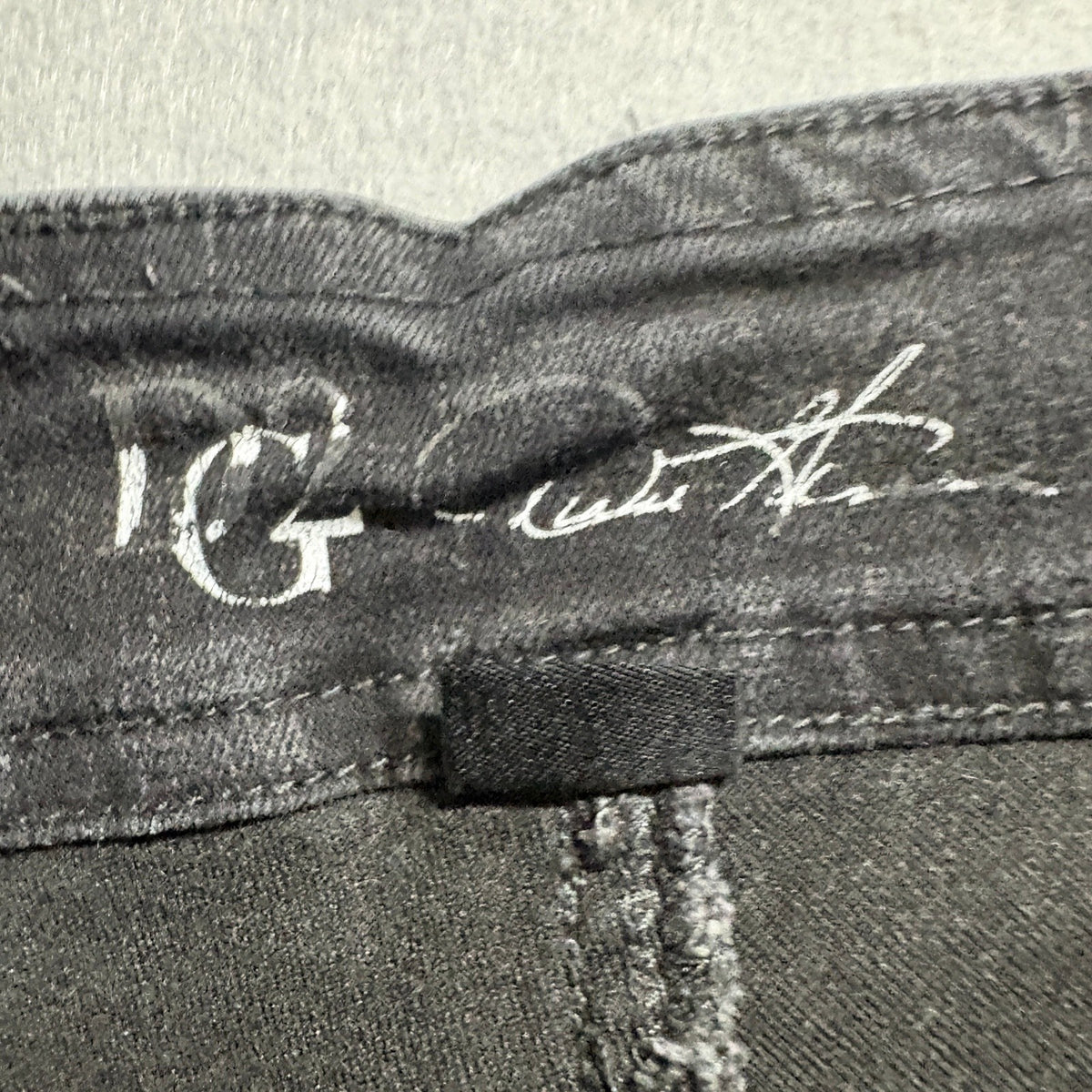 DG2 Diane Gilman Women Bootcut Jeans Size 8-10-12T Gray Stretch Denim Pull On
