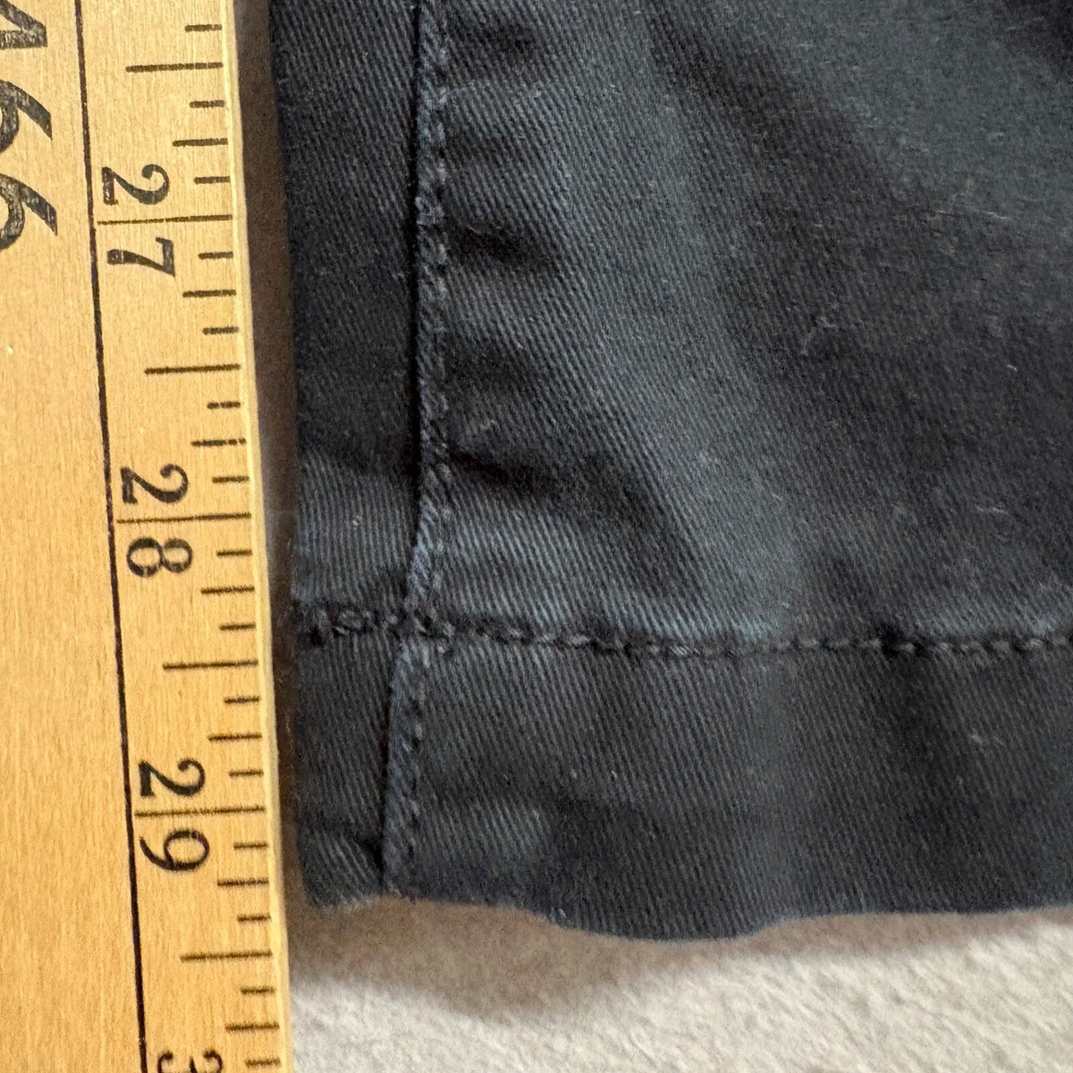 Mossimo Supply Co Womens Mid Rise Bootcut Pants Size 6 Black Stretch Cotton