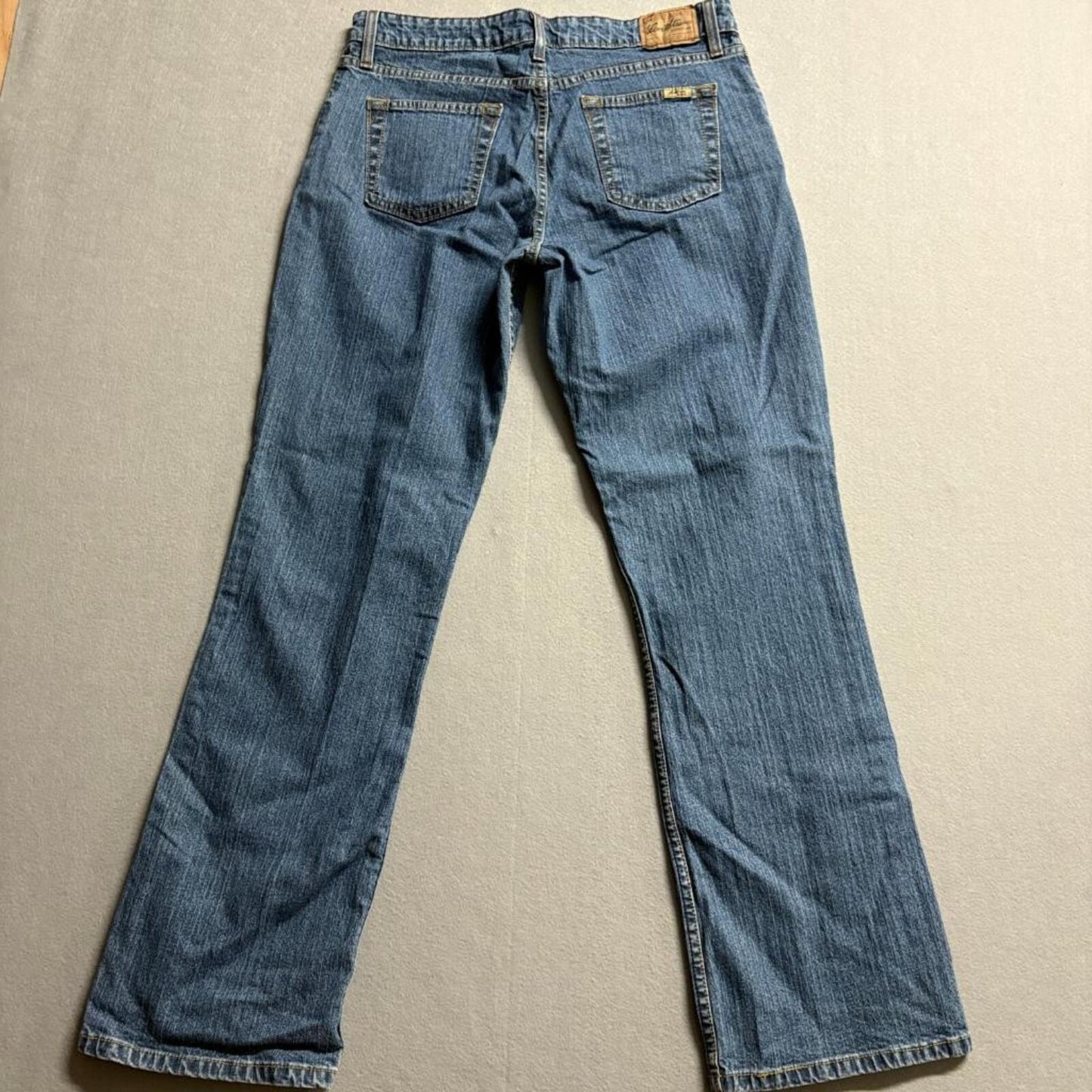 Signature by Levi Strauss Women's Bootcut Jeans Size 12 M Blue Denim Stretch