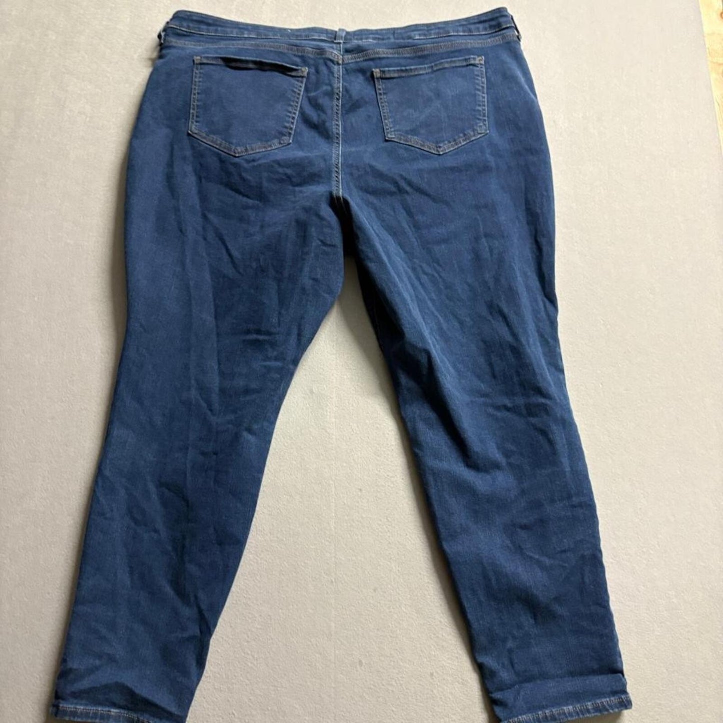 NYDJ Ami Skinny Jeans Womens 22W Blue Denim Stretch Plus Size