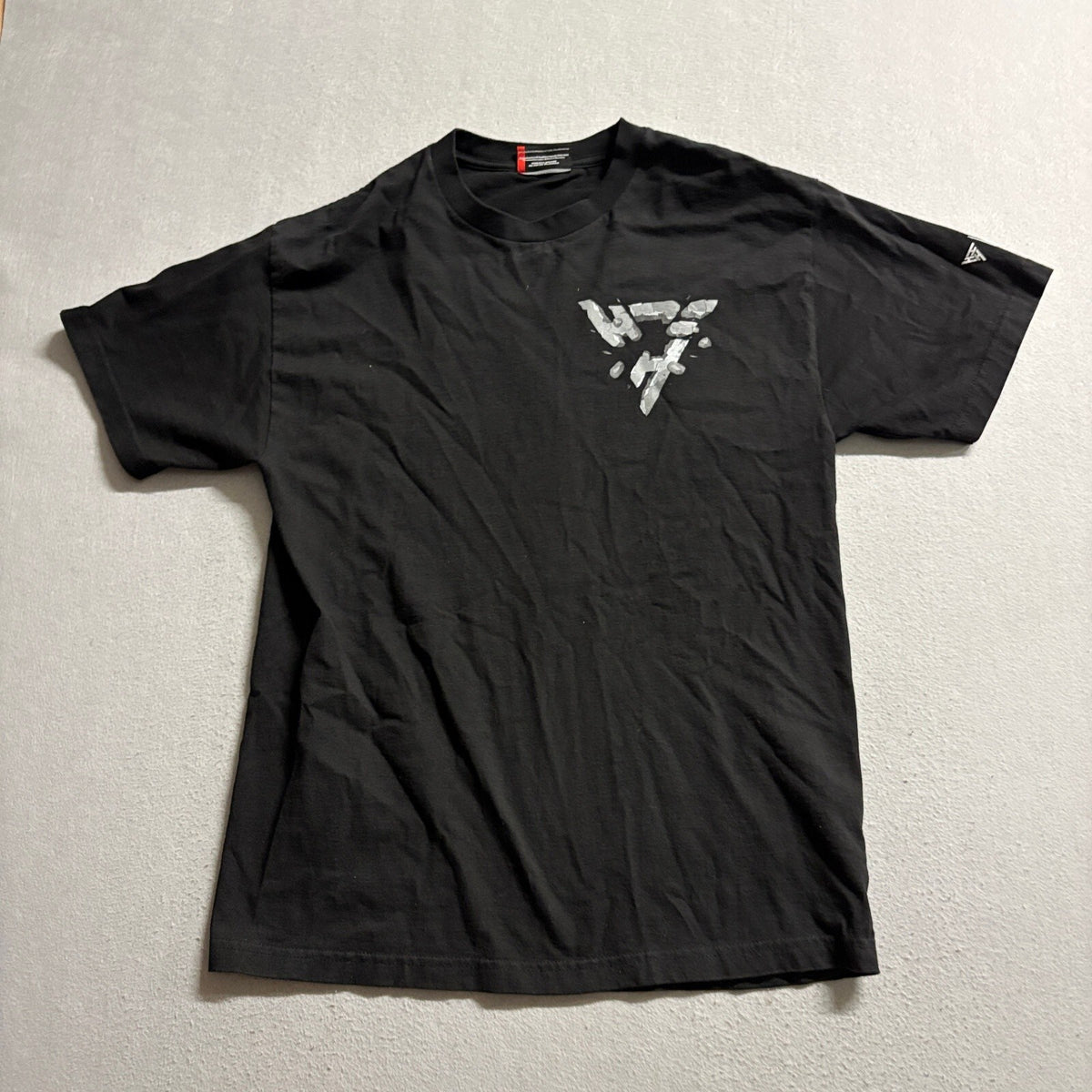 Yu Yu Hakusho Hypland Kazuma Kuwabara T Shirt Mens L Black Anime Spirit Sword
