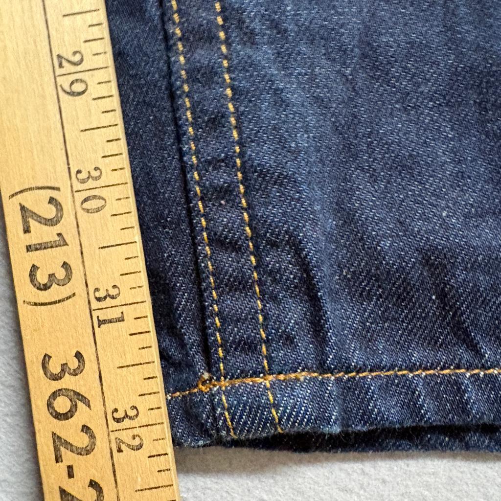 London Brigade Italian Premium Fabric Jeans Mens 38 Dark Wash Stretch Denim