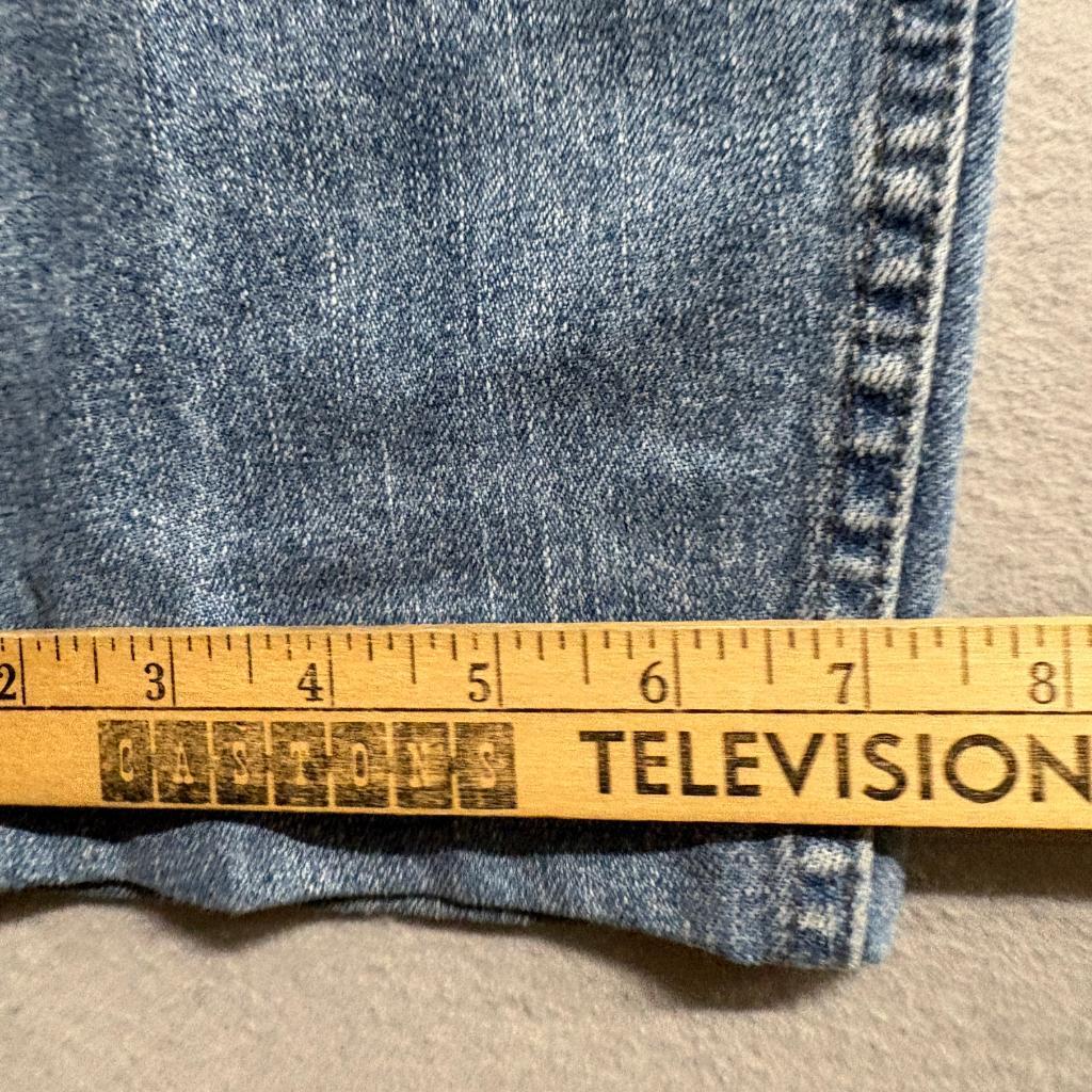 Vintage Lee Riveted High Rise Mom Jeans Womens 14 Medium Wash Elastic Waist