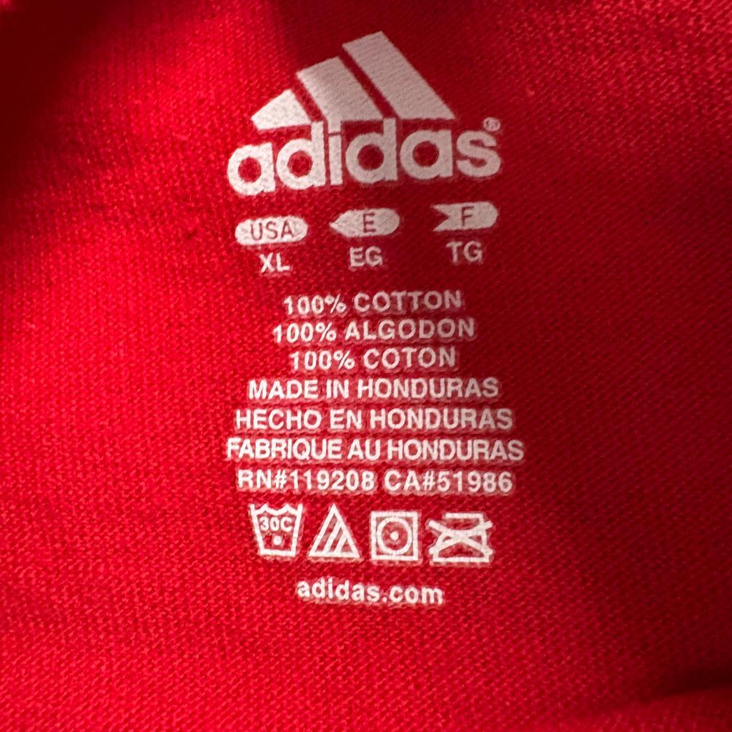 Los Angeles Clippers Adidas Long Sleeve Shirt Mens XL Red NBA Graphic Tee NWT