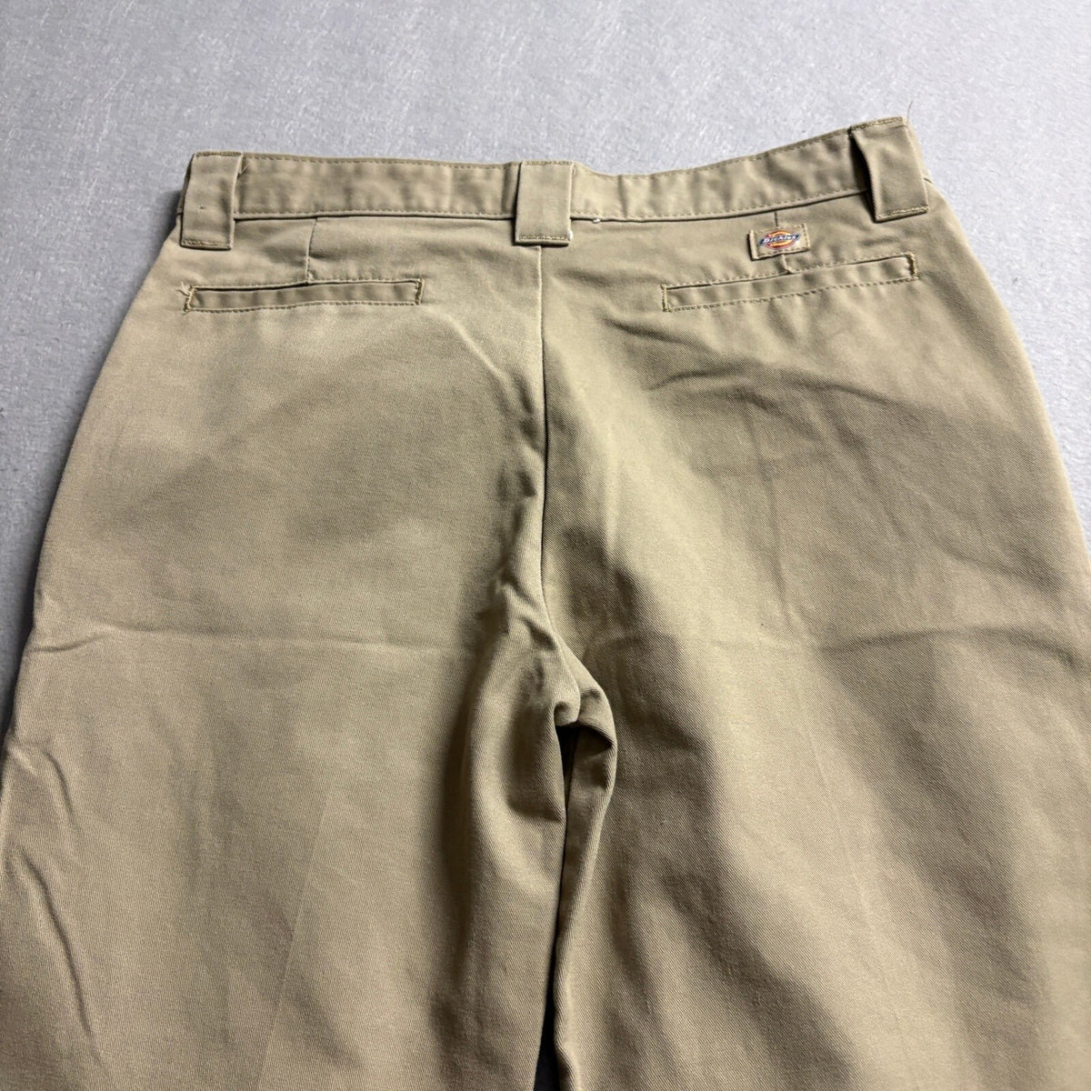 Dickies Slim Straight Work Pants Mens Tan Khaki Chino WP873DS 30x29