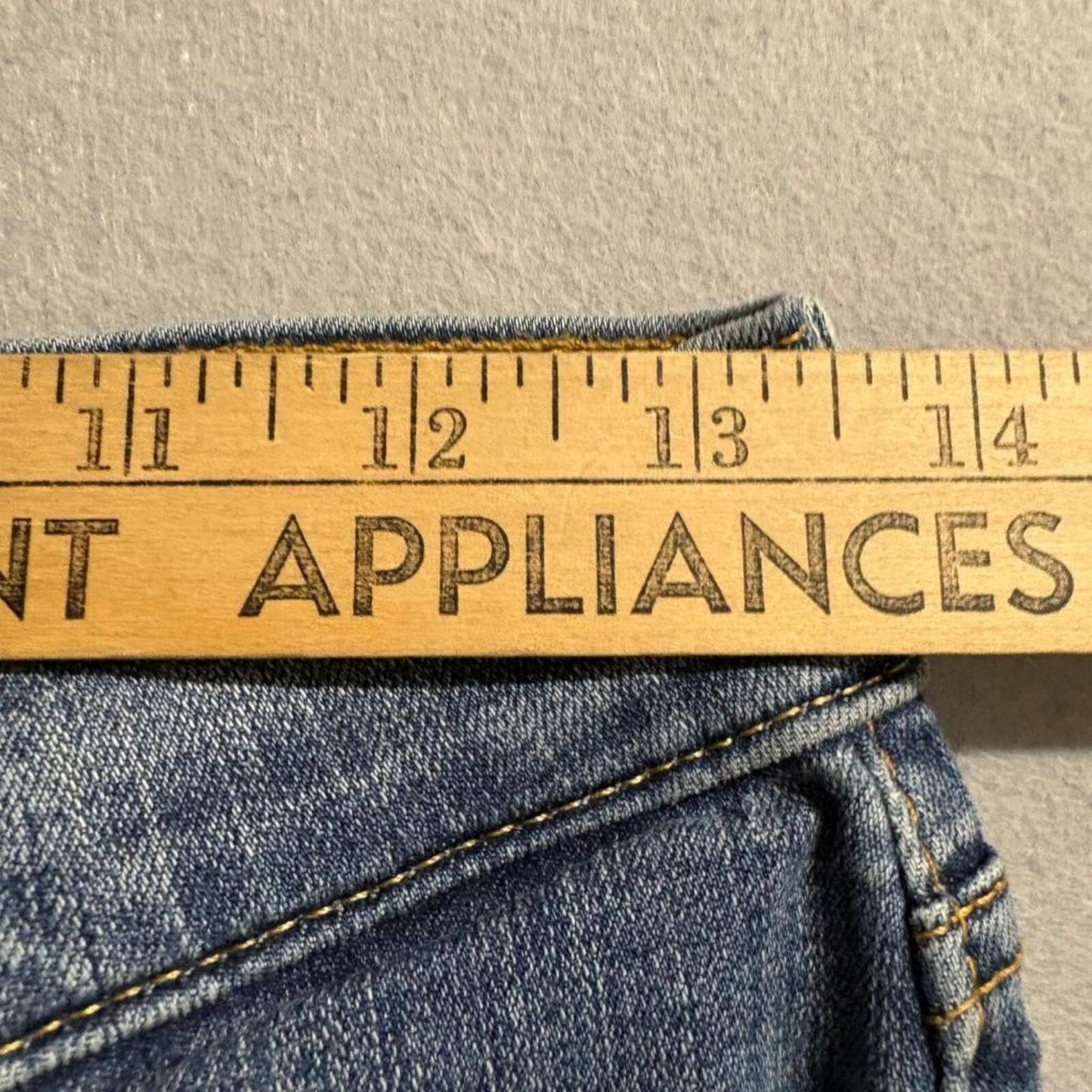 Levis 710 Super Skinny Jeans Womens 26 Distressed Ripped Blue Denim Stretch