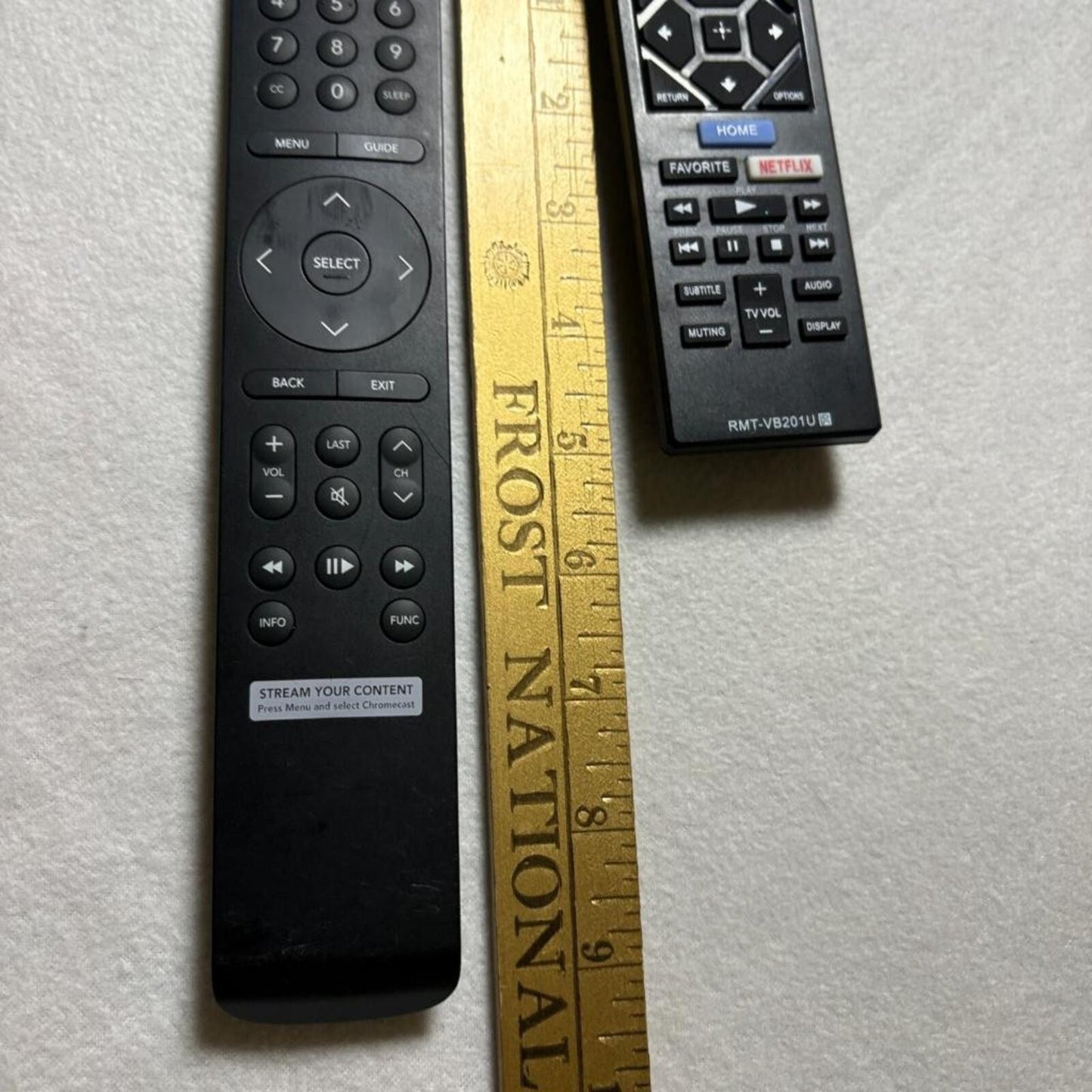 Sony RMT-VB201U Blu-ray Remote Control and Funtai 781A TV Remote Bundle