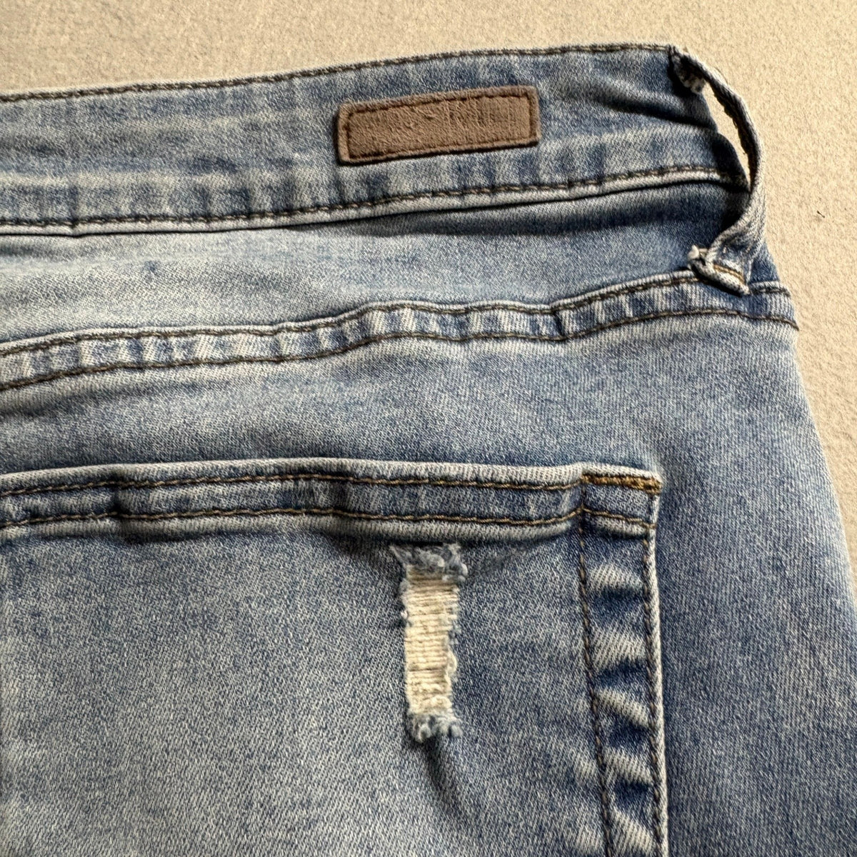 Kut from the Kloth High Rise Ankle Slim Straight Leg Jeans Womens Size 14 Blue