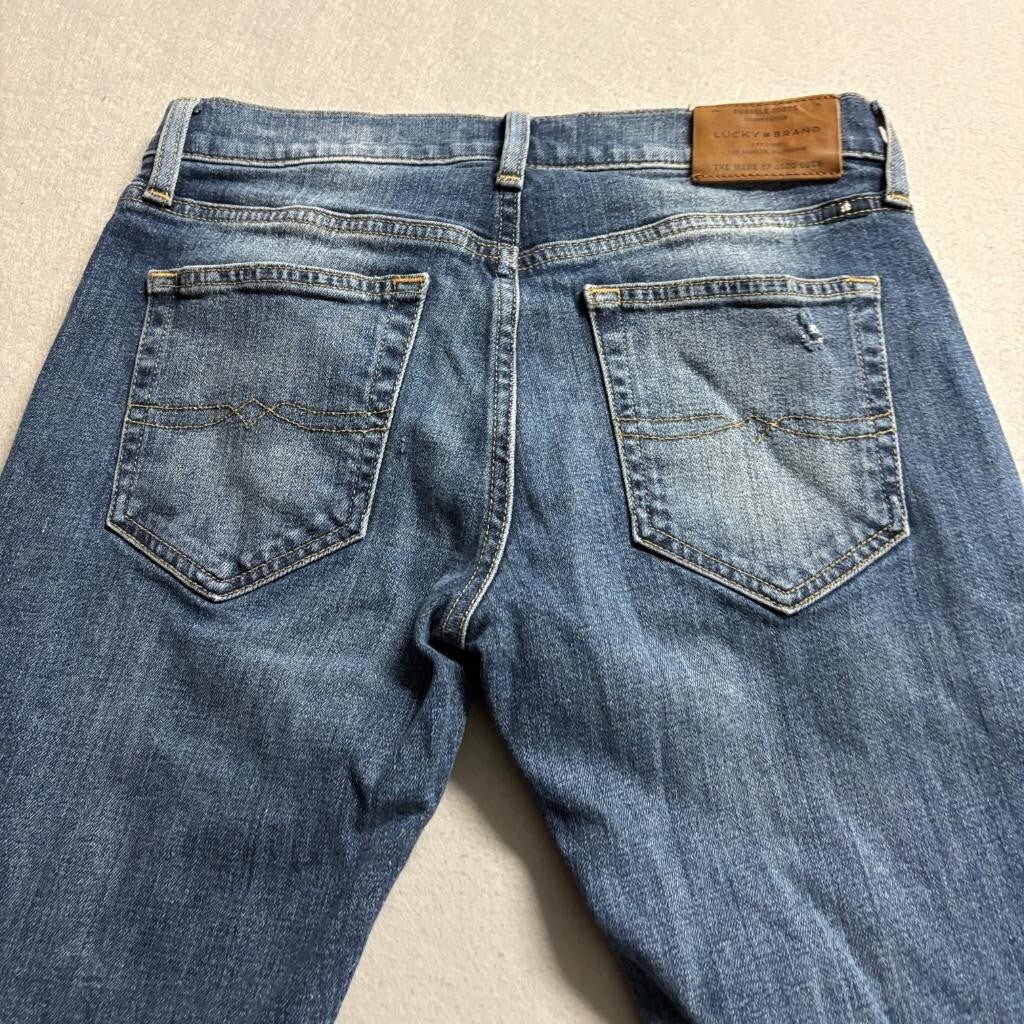 Lucky Brand 121 Slim Jeans Mens 29x30 Blue Denim Stretch Pants
