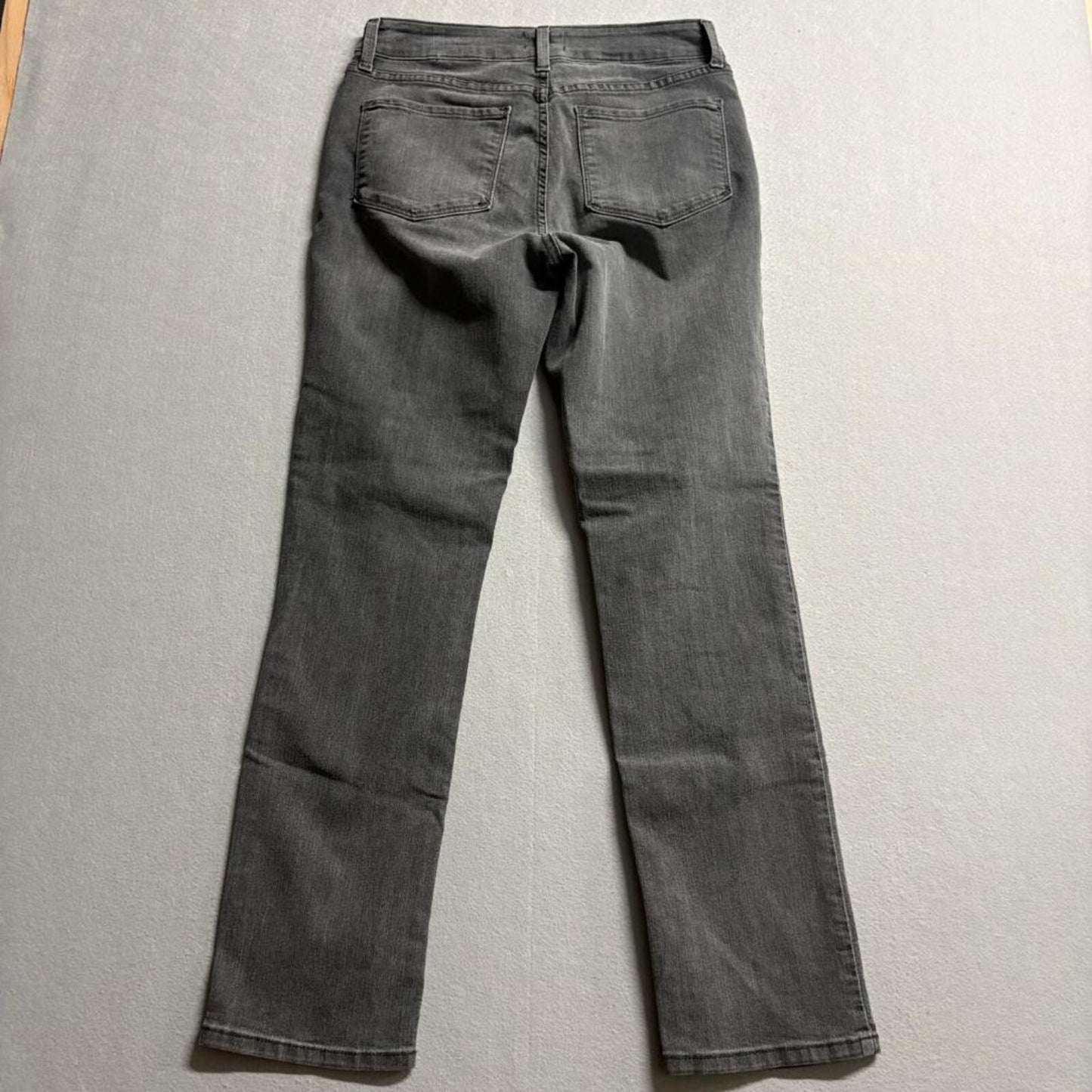 NYDJ Skinny Jeans Womens 10 Gray Lift Tuck Denim Stretch Made in USA