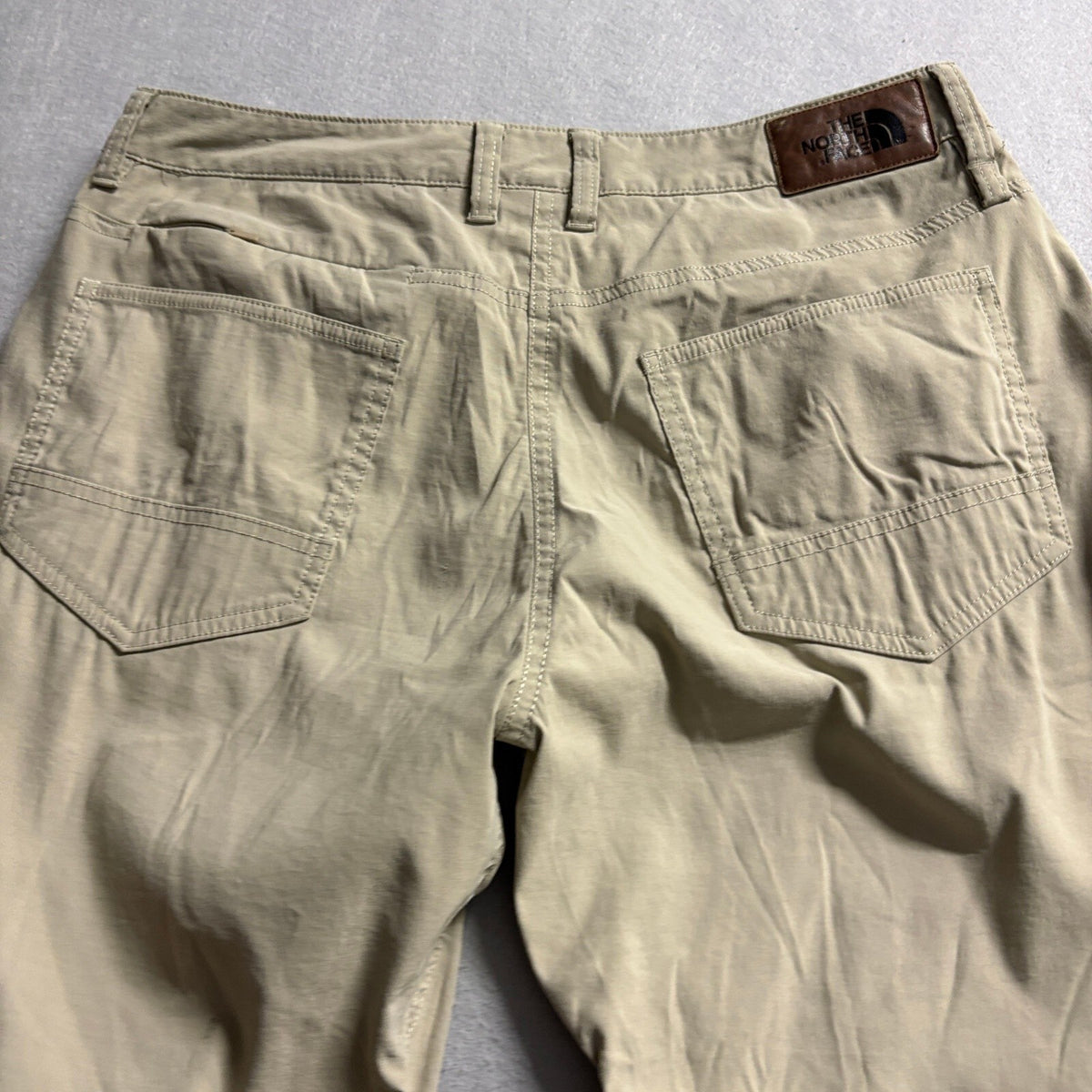 The North Face Mens Pants Size 32 Beige Nylon Blend Stretch Hiking Outdoor