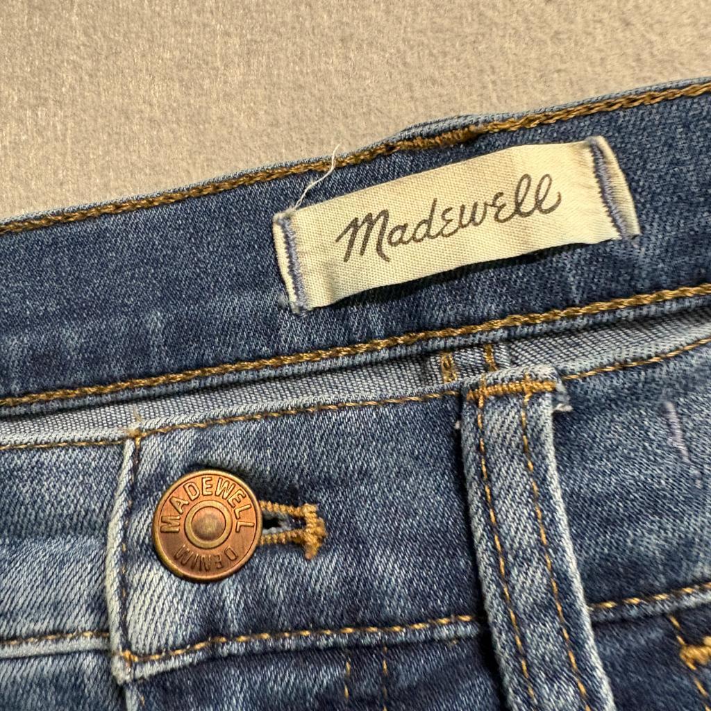 Madewell 10 High Rise Skinny Jeans Womens Size 29 Blue Denim Stretch