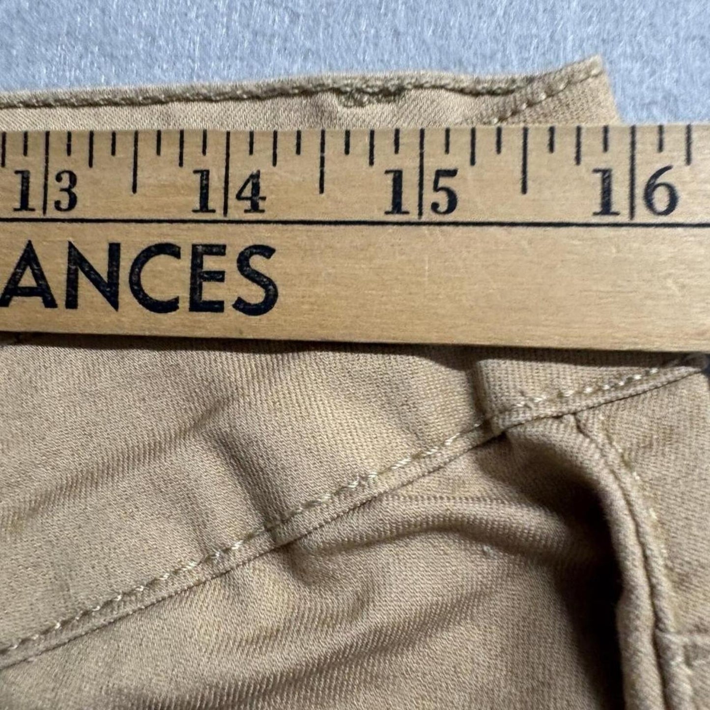 VIP Jeans Womens Cargo Pants Size 13/31 Khaki Brown Y2K Utility Wide Leg Stretch