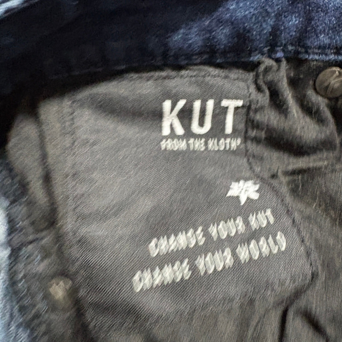 KUT from the Kloth Mia Toothpick Skinny Jeans Womens 6 Dark Wash Stretch Denim