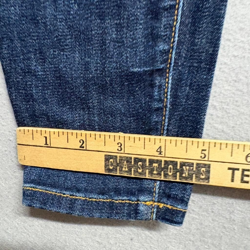 Bleu Bleu Jeans Womens 27 Skinny Dark Wash Denim Made in USA Stretch Blue