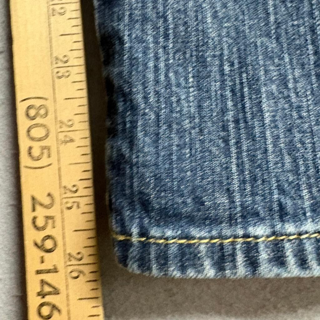 Eddie Bauer Classic Bootcut Jeans Womens 31 Baltic Wash Blue Denim Mid Rise