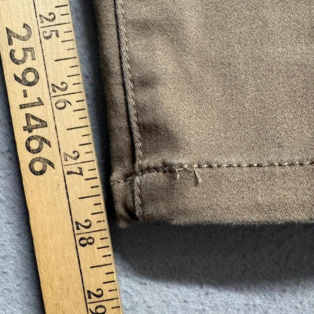 D&Co Denim and Co Womens Medium Brown Stretch Pull On Skinny Pants