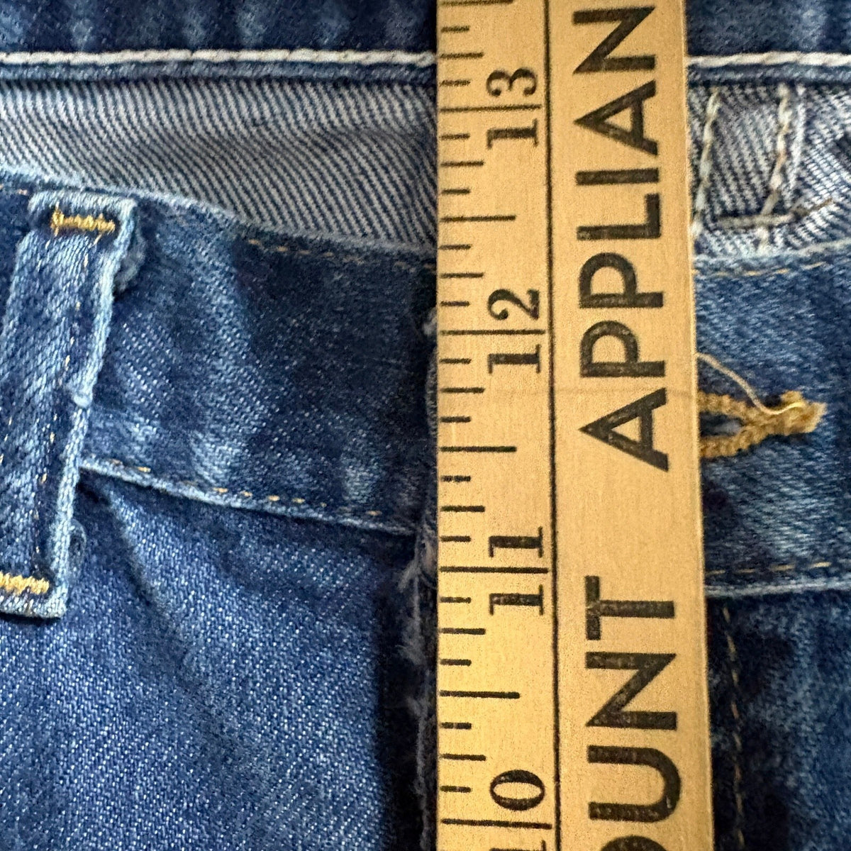 Wrangler Premium Quality Denim Shorts Mens 44 Regular Fit Blue Cotton Blend