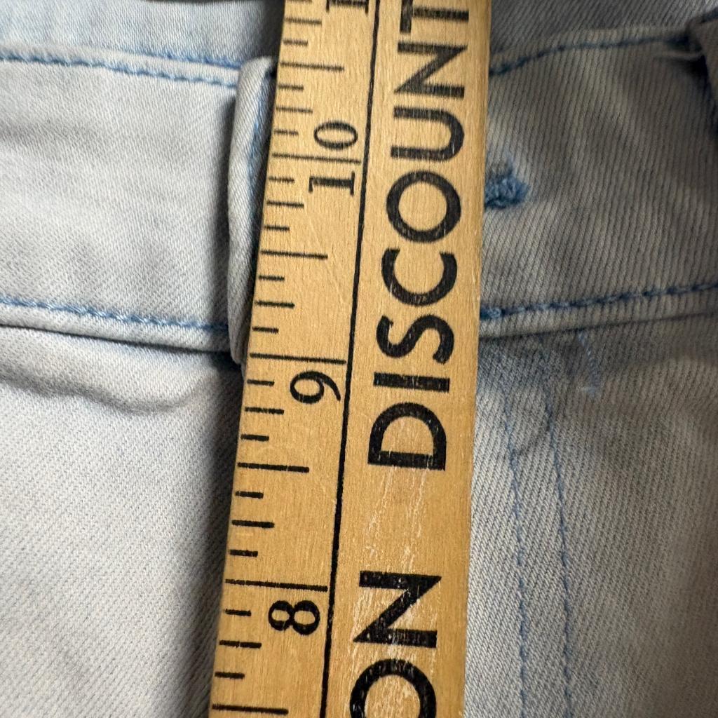 PacSun Stacked Skinny Jeans Mens 31x30 Light Wash Distressed Ripped Denim