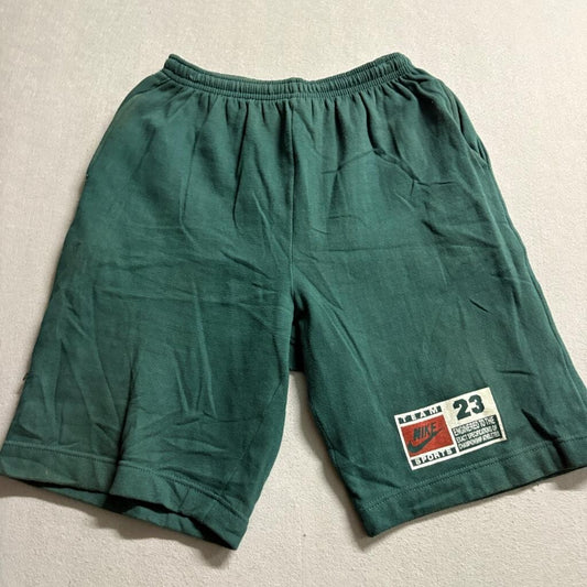 Vintage Nike Team Sports 23 Fleece Shorts Mens XL Green Sweat Shorts South