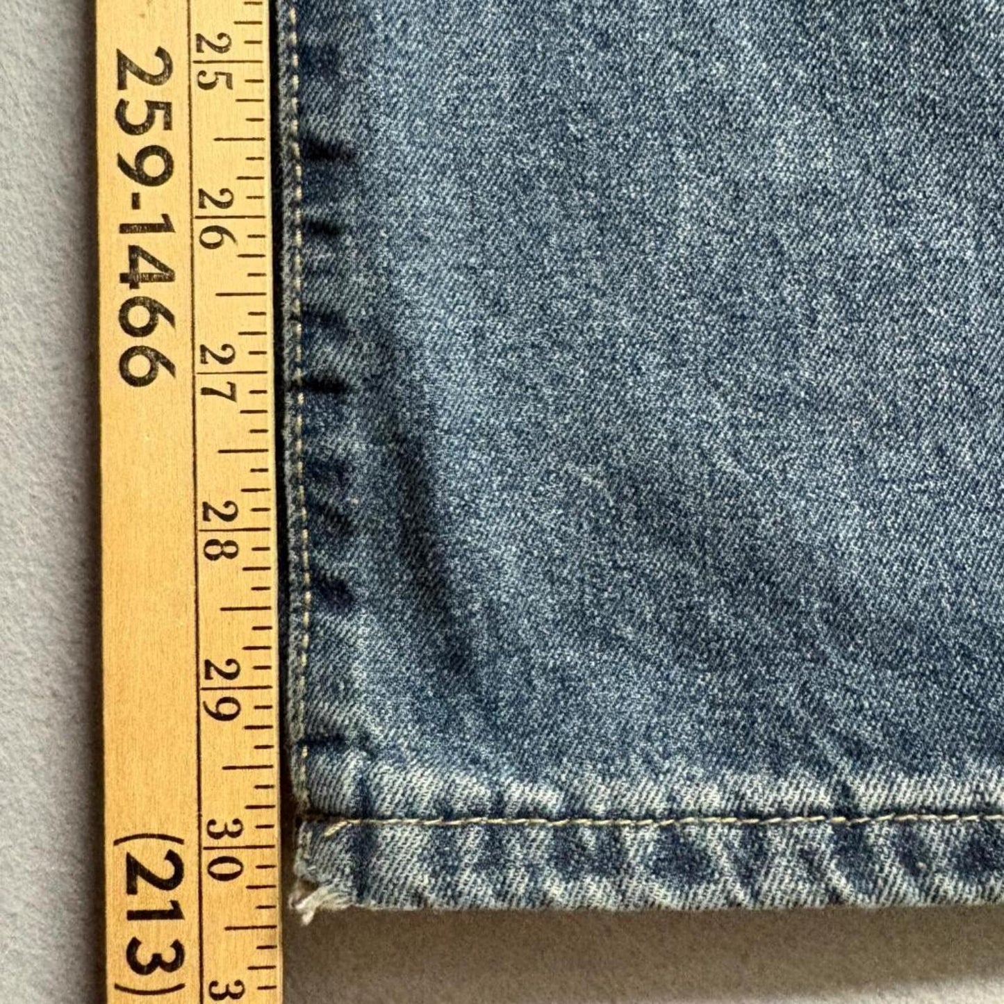 Fashion Jeans Womens Medium Wide Leg Denim Blue High Rise Cotton Blend