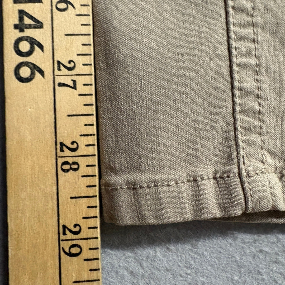 Dickies Girl Womens Skinny Pants Size 0/24 Khaki Beige Stretch Chino GM146