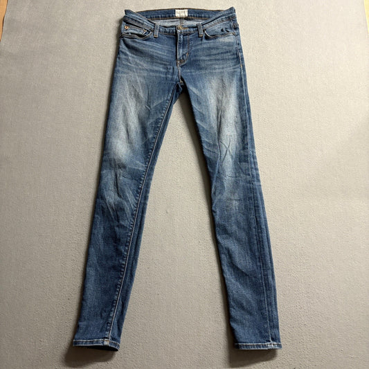 Hudson Jeans Womens 26 Blue Denim Skinny Leg Stretch Made in Mexico